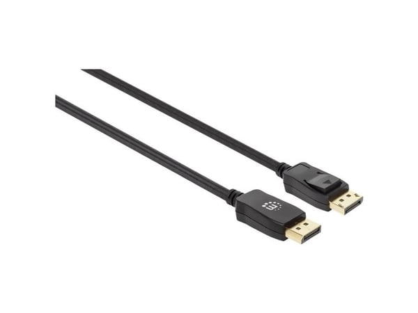 Manhattan 353595, 1 m, DisplayPort, DisplayPort, Hankjønn, Hankjønn, 7680 x 4320 piksler