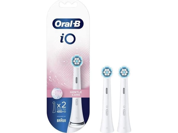 Oral-B iO Gentle Care 4210201343646, 2 stykker, Hvit, Oral-B iO