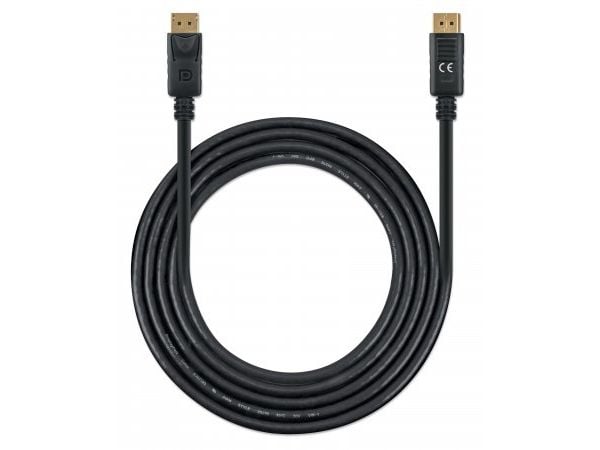 Manhattan 355575, 2 m, DisplayPort, DisplayPort, Hankjønn, Hankjønn, 7680 x 4320 piksler