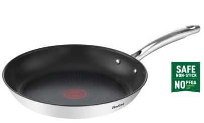 Tefal DUETTO+ G7320634, Rund, Universalpanne, Svart, Rustfritt stål, Titan, 250 °C, Rustfritt stål