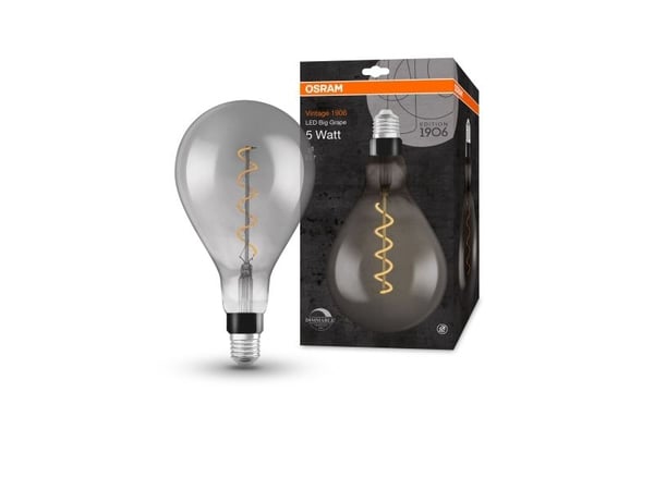 Osram Vintage 1906, 5 W, 16 W, E27, 150 lm, 15000 h, Miellyttävä lämmin valo
