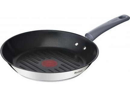Tefal Daily Cook G7314055, Rund, Grillpanna, Svart, Rostfritt stål, Keramiska, gas, halogen, Induktion, Gjutjärnsplattor, Bakelit