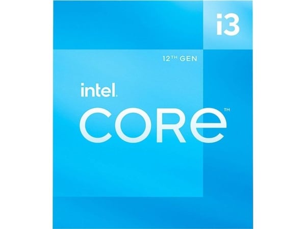 Intel® Core™ i3-12100F (Alder Lake) - 4-ytiminen - 3,3 GHz (4,3 GHz Intel® Turbo Boost 2.0) - LGA1700-kanta - Laatikko