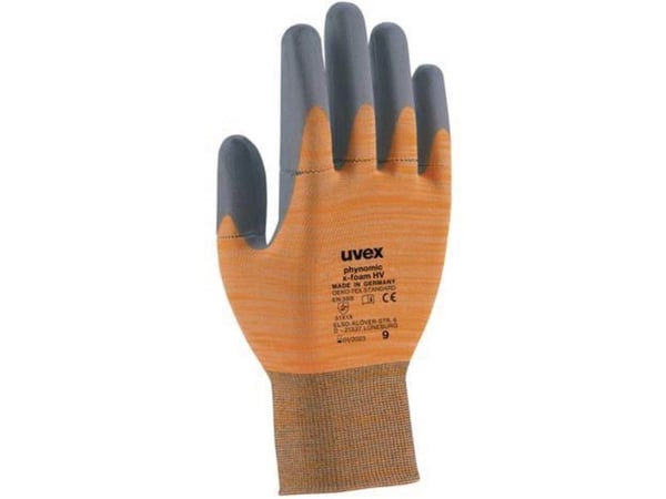 Uvex 6005409, Grå, Oransje, Voksen, Voksen, Unisex, 1 stykker, Elastan, Polyamid