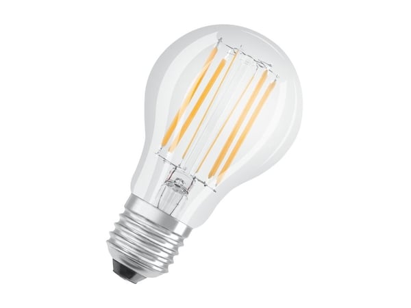 OSRAM LED STAR - LED-filamentlyspære - form: A60 - klar finish - E27 - 7.5 W (ekvivalent 75 W) - klasse D - varmt hvitt lys - 2700 K