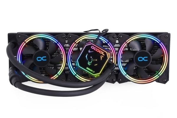 Alphacool Eisbaer Aurora LT360, Allt-i-ett vätskekylare, 104,49 m³/h, Svart