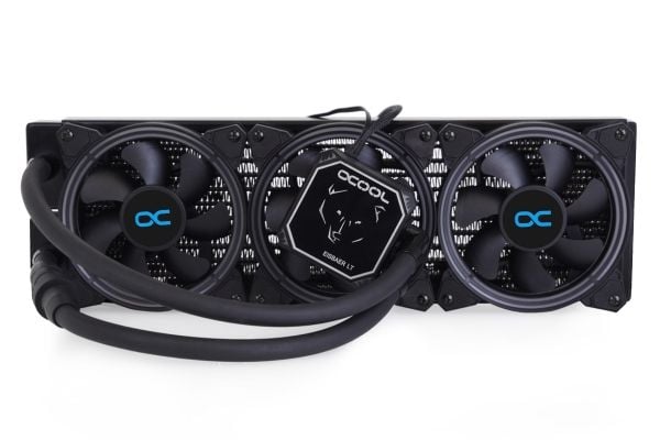 Alphacool Eisbaer Aurora LT360, Alt-i-ett væskekjøler, 104,49 m³/t, Sort