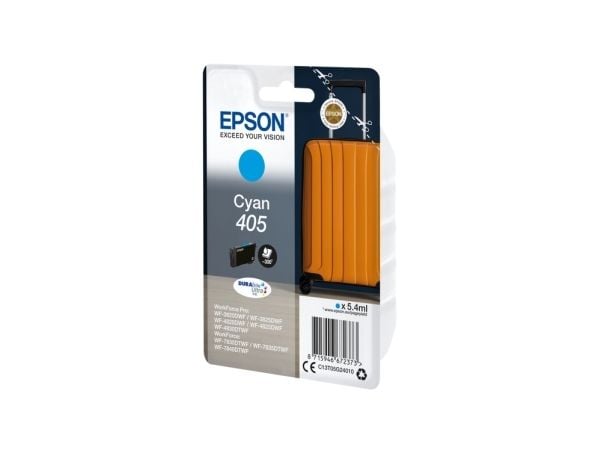 Epson Singlepack Cyan 408L DURABrite Ultra Ink, Korkea (XL) värintuotto, Väriainepohjainen muste, 21,6 ml, 1 kpl