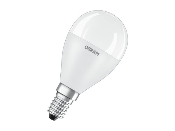 OSRAM LED STAR - LED-lyspære - mattslipt finish - E14 - 7.5 W (ekvivalent 60 W) - klasse F - varmt hvitt lys - 2700 K