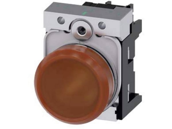 Siemens 3SU1153-6AA00-1AA0, Orange, IP67, IP69K, 59 g, 100 mm, 50 mm, 30 mm