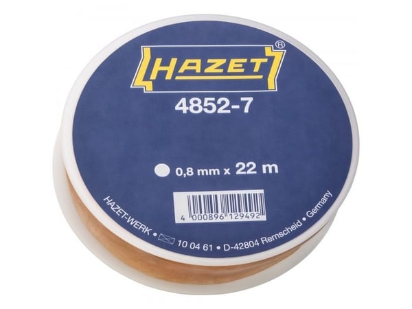 HAZET 4852-7, Kobber, 0,8 mm, 22 m, Tyskland, 90 g