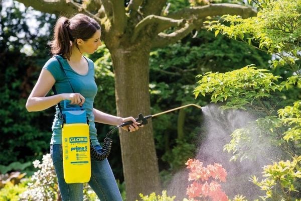 GLORIA Prima 5 Comfort, Håndbasert sprøytepistol, 7 l, 5 l, Blå, Gult, Plast, Messing