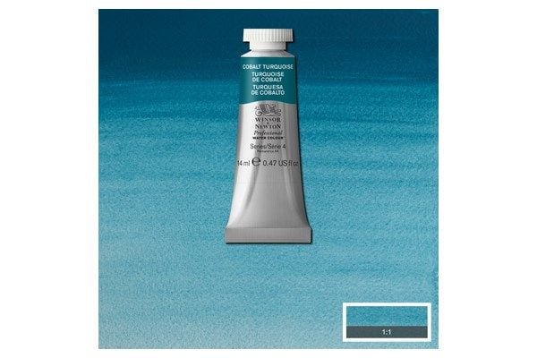 Akvarellmaling proff. 14 ml Cobalt Turquoise 190 Akvarellmaling proff. 14 ml Cobalt Turquoise 190