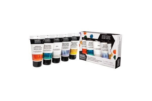 Basics akrylfärg set texture/effects 5x75 ml Basics akrylfärg set texture/effects 5x75 ml