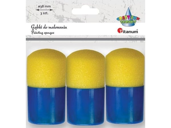 Titanum smet-svampar 38 mm, 3 st