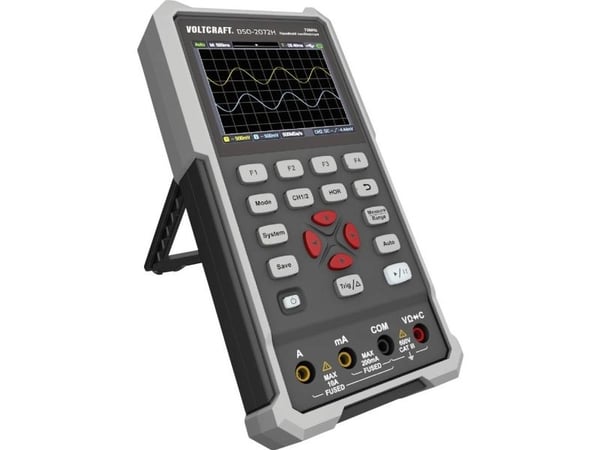 VOLTCRAFT DSO-2072H håndoscilloskop 70 MHz 2-kanal 250 MSa/s 8 kpts 8 Bit VOLTCRAFT DSO-2072H håndoscilloskop 70 MHz 2-kanal 250 MSa/s 8 kpts 8 Bit