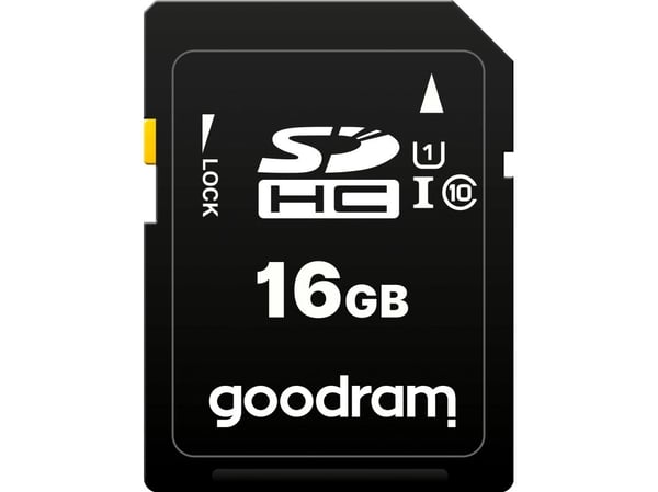 GOODRAM S1A0 - Flashminnekort - 16 GB - Video Class V10 / UHS-I U1 / Class10 - SDHC UHS-I