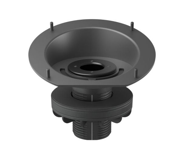 Logitech Tap Riser Mount - Kontrollermonteringssett for videokonferanse - grafitt - for Room Solution Base Bundle, Huddle, Large; Tap for Google Ha...