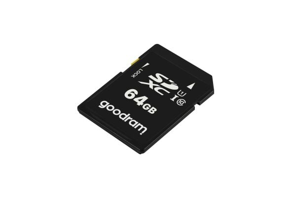 GOODRAM S1A0 - Flashminnekort - 64 GB - Video Class V30 / UHS-I U1 / Class10 - SDXC UHS-I