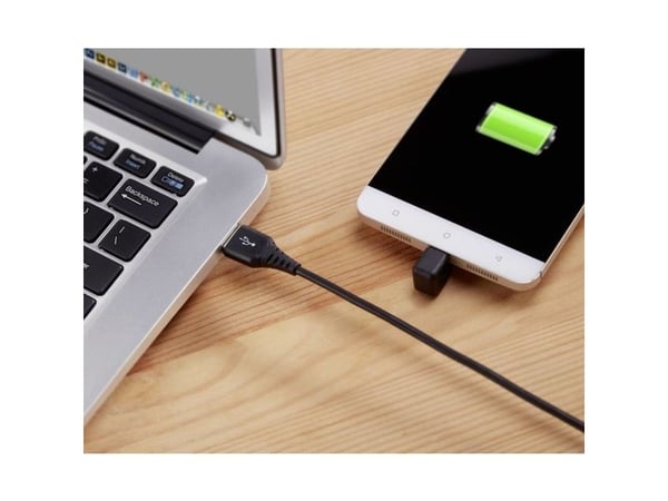 Renkforce RF-4609276, 1 m, USB C, USB A, USB 2.0, 0,48 Gbit/s, Sort