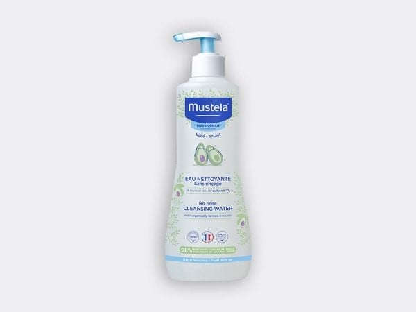 Mustela Bébé rensende vann uten skyll 750 ml