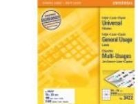 Avery - Hvit - 70 x 35 mm 2400 etikett(er) (100 ark x 24) flerbruks merkelapper