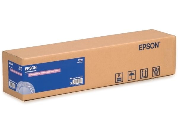 EPSON akvarellipaperi - matta - syövytysvalkoinen - rulla A1(61.0 cm x 18 m) - 190 g/m² - 1 rulla(t) akvarelliväritekstuuripaperi - SureColor SC-P1...