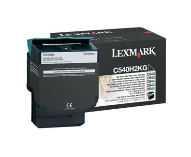 Lexmark C540H2KG, 2500 sivua, Musta, 1 kpl
