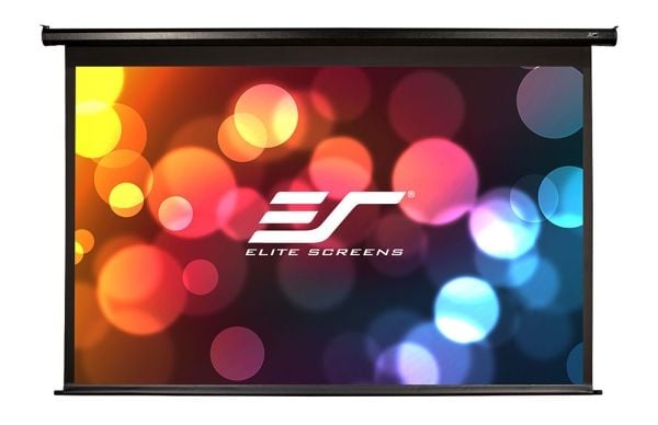 Elite Spectrum Series Elecric84H - Projektorduk - takmontering, väggmontering - motoriserad - 84" (213 cm) - 16:9 - Matte White - svart