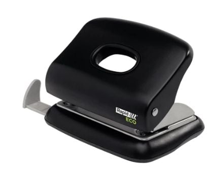 Rapid Eco - Hullstanser - 20 ark / 2 mm - metall, ABS-plast - svart
