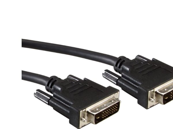 Value DVI-D/DVI-D, 2 m, 2 m, DVI-D, DVI-D, Sort, 1 stykker, Hankjønn/hankjønn