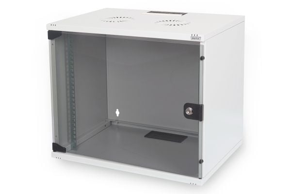 DIGITUS Professional Compact Series DN-19 07-U-S-1 - Skap - veggmonterbar - lysegrå, RAL 7035 - 7U - 19"