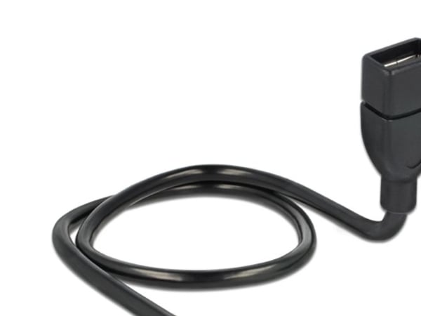Delock ShapeCable - USB forlængerkabel - USB (hun) til USB (han) - 50 cm - lajittelu