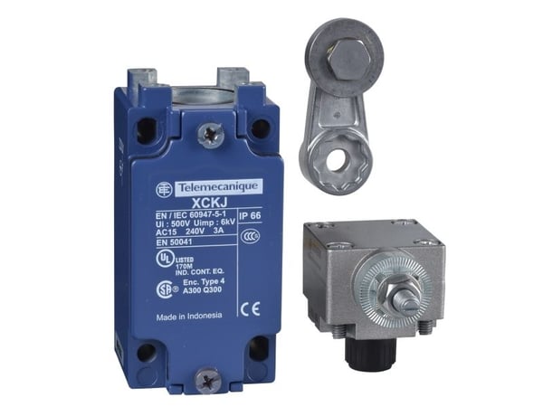 Schneider Electric XCKJ10511H29, Kabel, Zamak, IP66, Blå, CCC CSA UL, 40 mm
