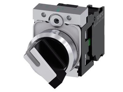 Siemens 3SU1150-2BF60-1BA0, Metalli, Musta, Metallinen, 104 g, 50 mm, 30 mm, 100 mm