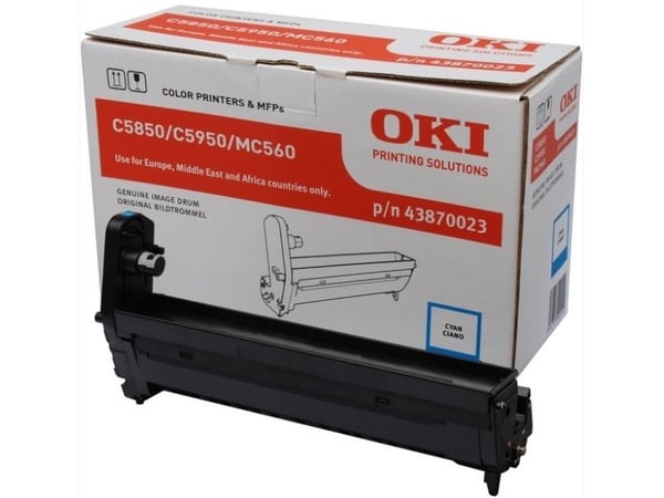 OKI - Cyan - original - trommelsett - for OKI MC560dn, MC560n; C5850dn, 5850n, 5950cdtn, 5950dn, 5950dtn, 5950n