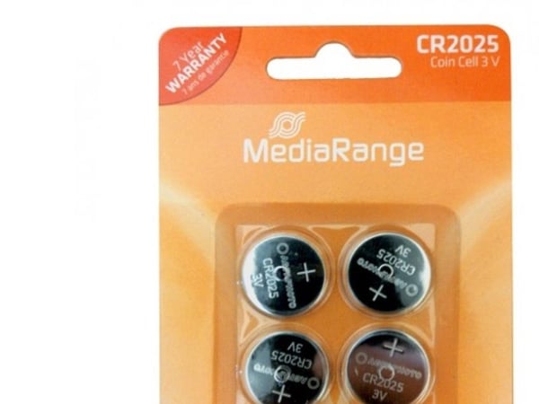 MediaRange - Batteri 4 x CR2025 - Li - 150 mAh