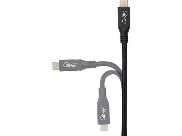 Renkforce RF-4870098, 0,8 m, USB C, USB C, USB4 Gen 2x2, 40000 Mbit/s, Lajittelu