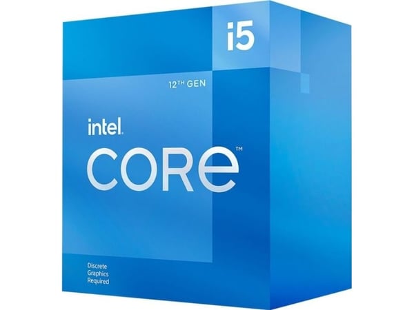 Intel® Core™ i5-12400F (Alder Lake) - 6-kjerner - 2,5 GHz (4,4 GHz Intel® Turbo Boost 2.0) - LGA1700-sokkel - Boks