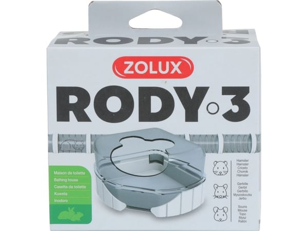Zolux toalett for små gnagere Rody3 hvit