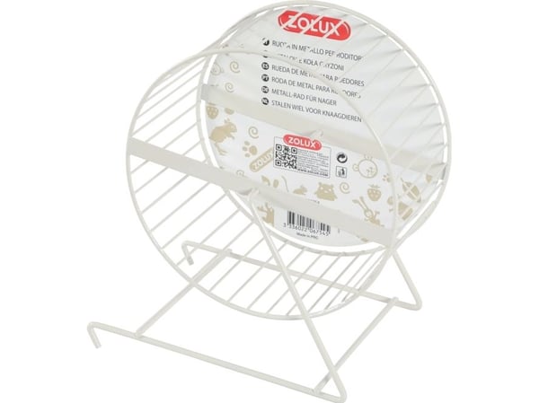 Zolux metallhjul for gnagerbur 18 cm, beige