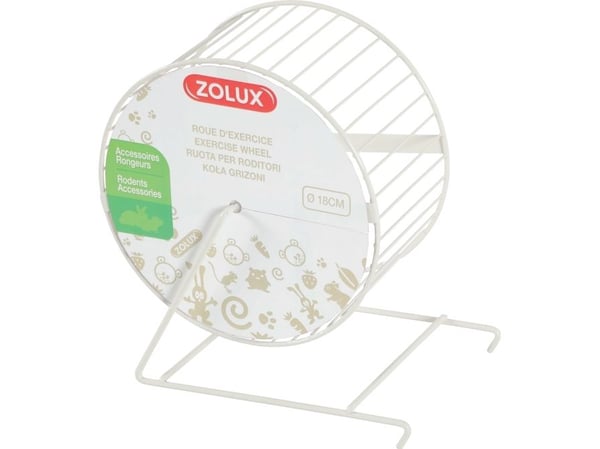Zolux metallhjul for gnagerbur 18 cm, beige