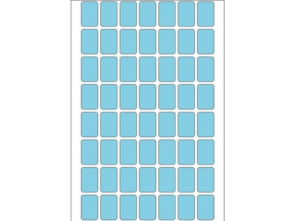 HERMA - Papir - selv-adhesiv - blå - 12 x 18 mm 1792 etikett(er) (32 ark x 56) merkelapper
