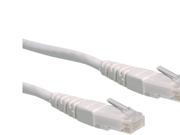 ROLINE 7m Cat6 UTP, 7 m, Cat6, U/UTP (UTP), RJ-45, RJ-45, Hvit