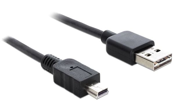 DeLOCK EASY-USB - USB-kaapeli - mini-USB tyyppi B (han) til USB (han) - 3 m - lajittelu