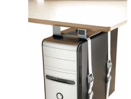 Kondator - Mounting kit - monterbar under skrivebord - sølv