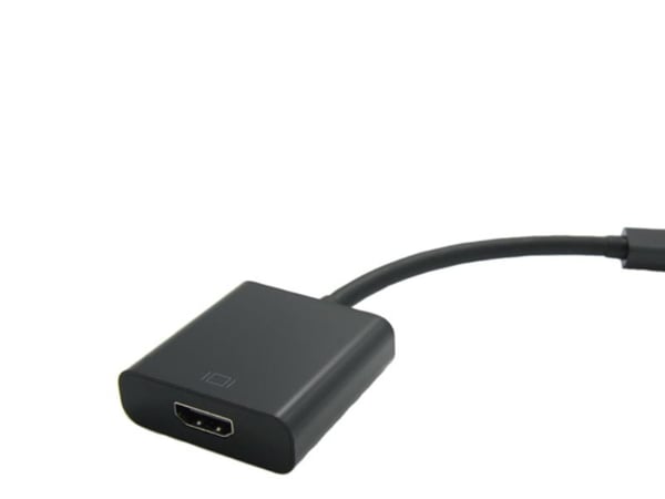 Value Mini DisplayPort/HDMI 0.15m, Mini DisplayPort, HDMI-tyyppi A (vakio), Uros, Naaras, Musta, 140 mm