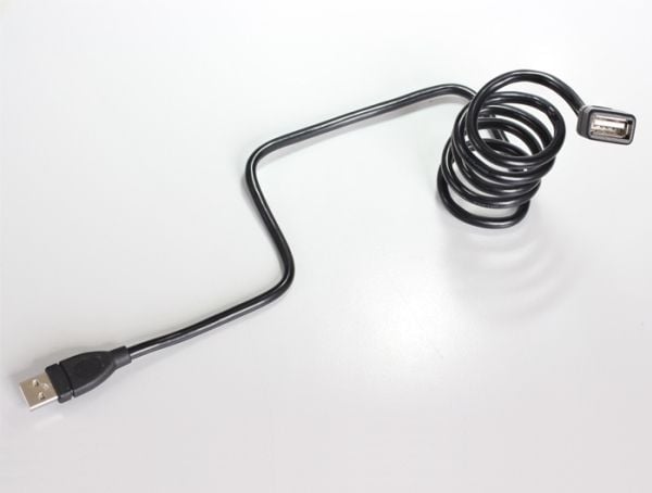 Delock ShapeCable - USB-forlengelseskabel - USB (hunn) til USB (hann) - 1 m - svart