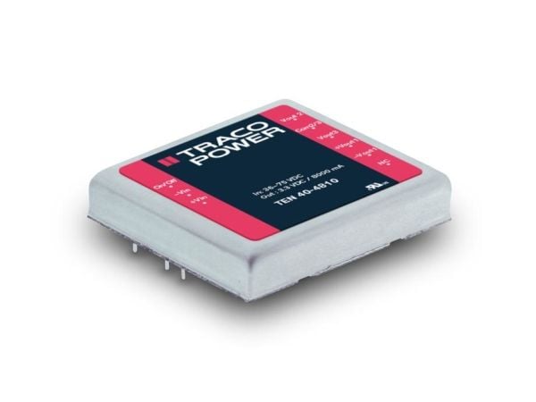 Traco Power TEN 40-2432, 50,8 mm, 10,2 mm, 50,8 mm, 65 g, 40 W, 18-36 V