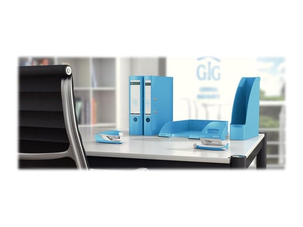Hullemaskin Leitz 5008 NeXXt, 2-hulls 30 ark Lyseblå